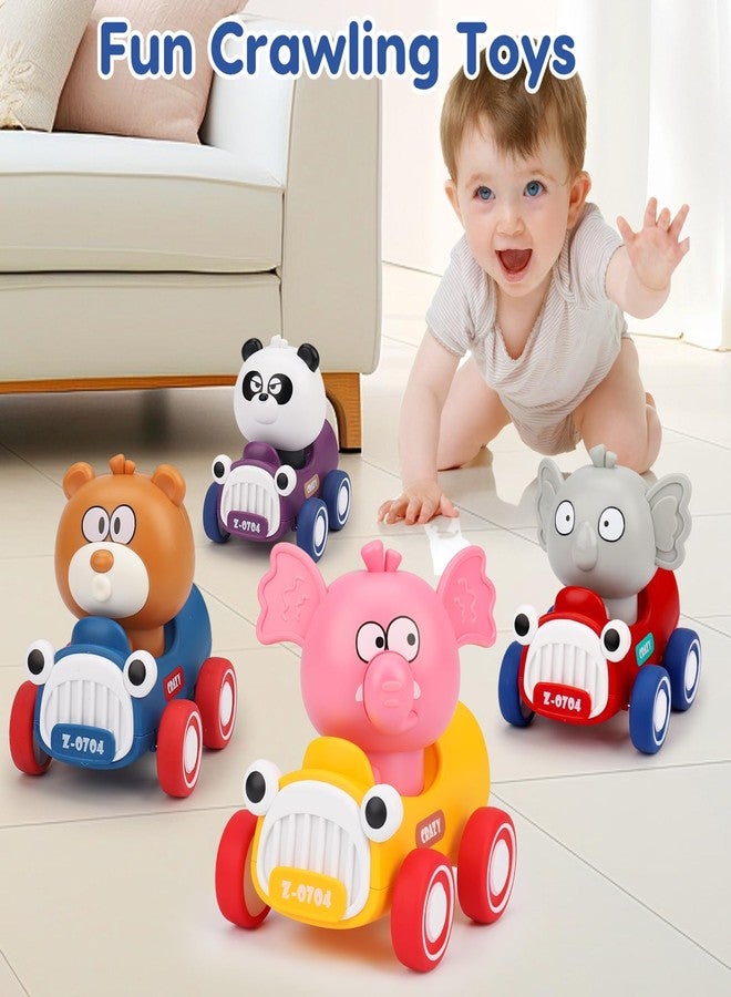 AugToy Press and Go Toy Cars for Toddlers 1-3 Push Go Animal Racing Baby Cars Toys Infant 6-12-18 Months Toys for 1 Year Old Boy Girl First Birthday Gifts for One Two 2 Year Old Toddler Toys 1-2 2-3 - Image 5